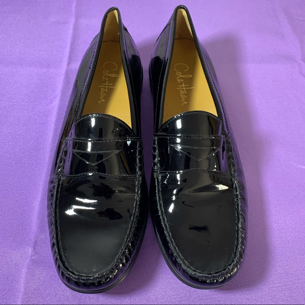 Cole Haan Black Patent Nike Air Loafers